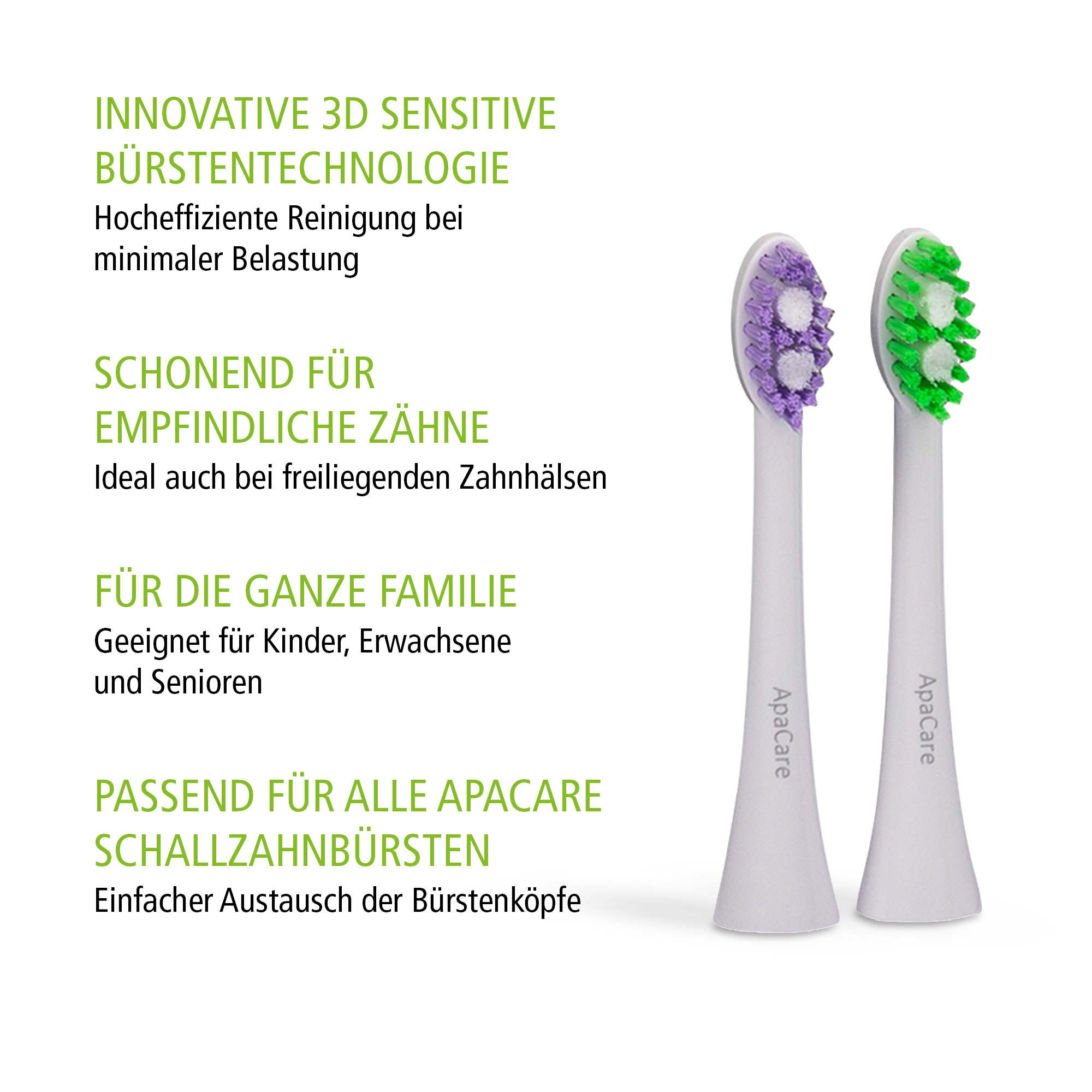 Sonic 3D Sensitiv Bürstenköpfe